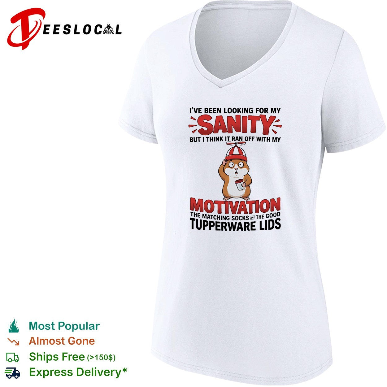Hamster looking for my sanity motivation matching socks tupperware lids shirt