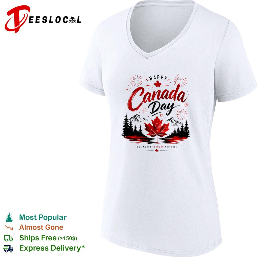 Happy Canada Day true north strong and free shirt