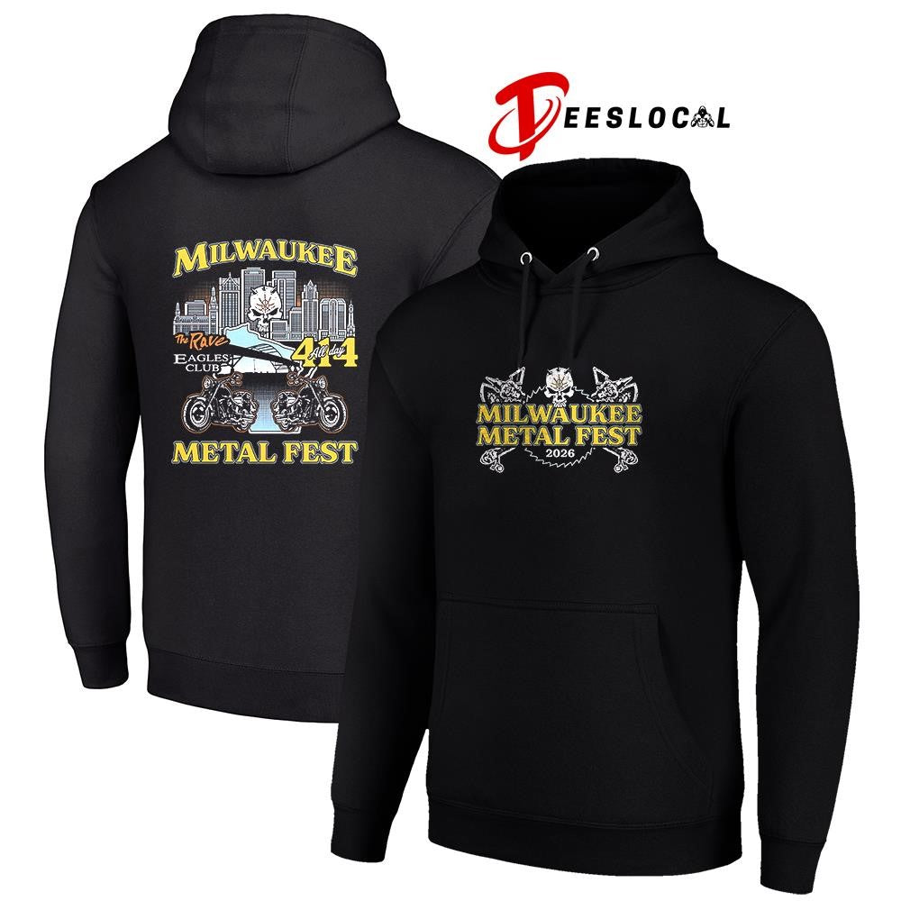 Hatebreed Milwaukee Metal fest the rave all day 414 shirt