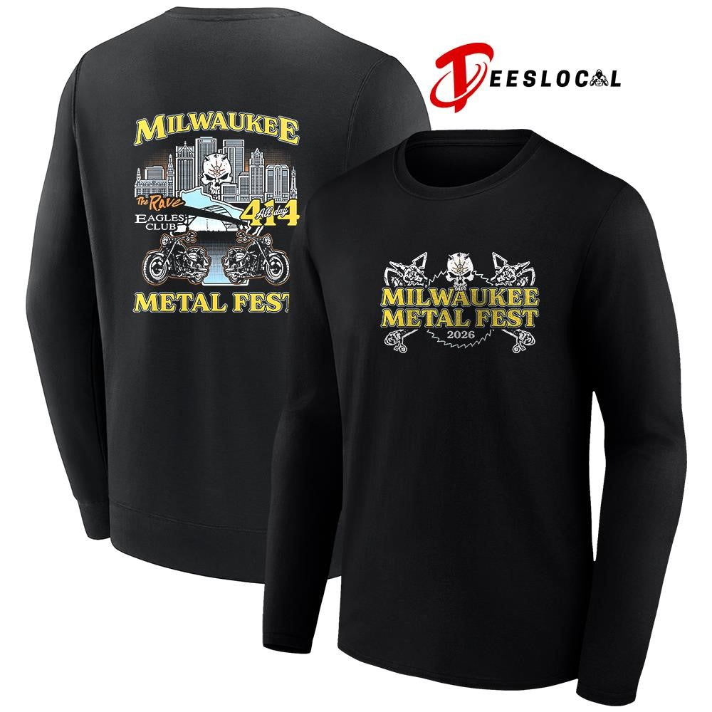 Hatebreed Milwaukee Metal fest the rave all day 414 shirt