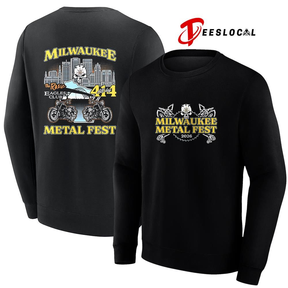 Hatebreed Milwaukee Metal fest the rave all day 414 shirt