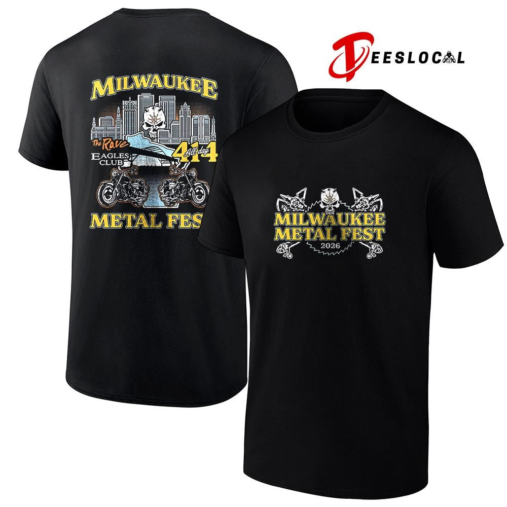 Hatebreed Milwaukee Metal fest the rave all day 414 shirt