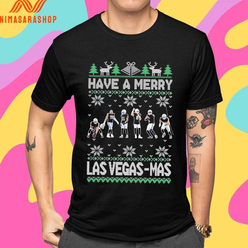 Have A Merry Las Vegas-Mass Football Christmas 2025 Shirts