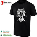 Heavy metal rock band villain lightning the means of destruction shirt