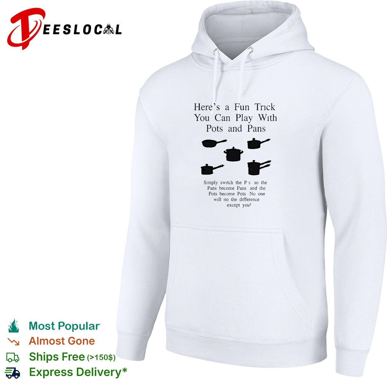 Here’s a fun trick you can play with pots and pans shirt