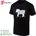 Horse with mountain landscape painted body Silent Depth shirt