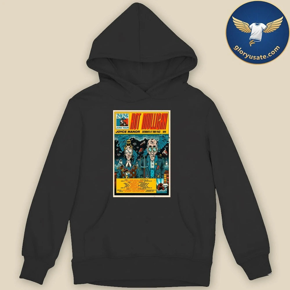 Hot Mulligan 2026 June Tour Poster Shirt