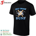 cross buns space recorders shirt