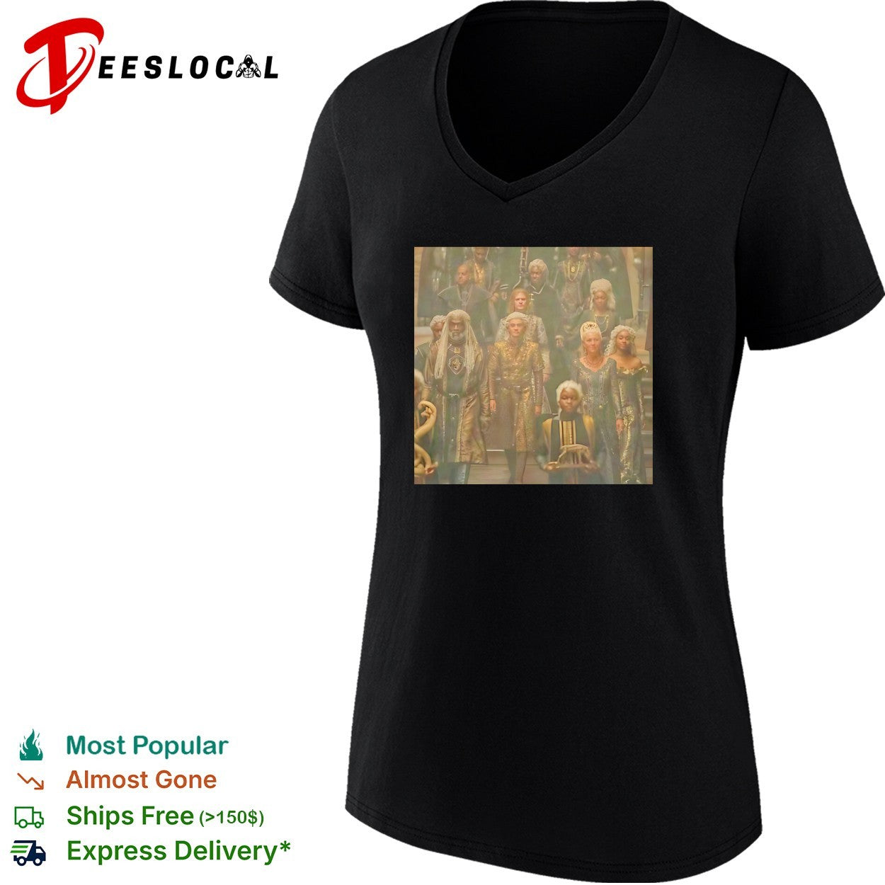 House of the Dragon cast group shirt