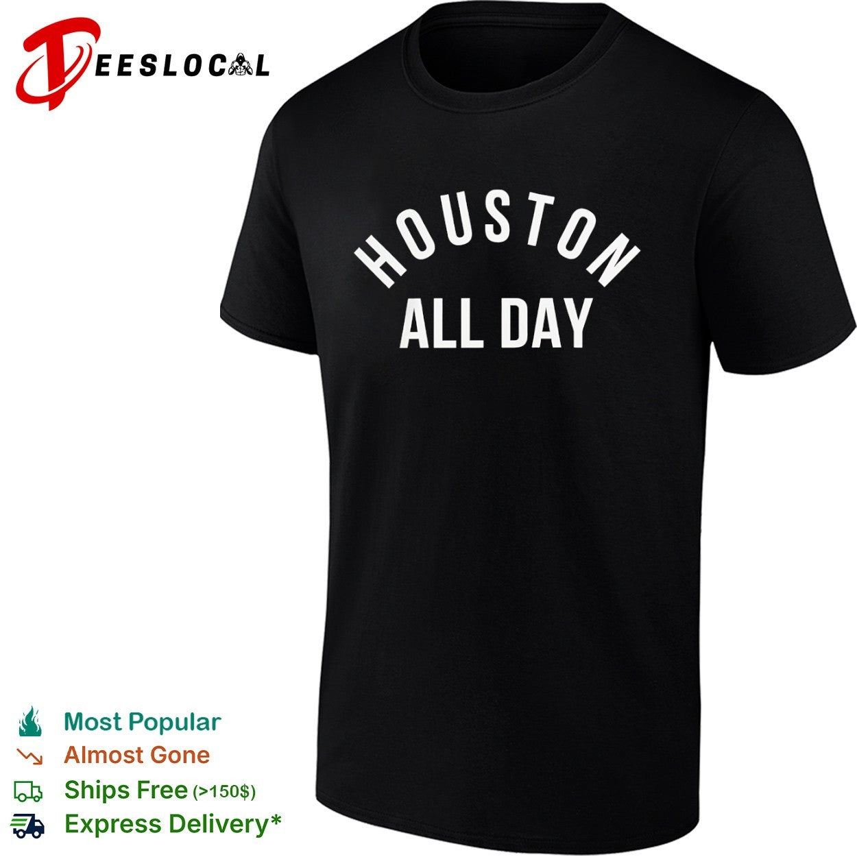 Houston All Day Houston Rockets Shirt