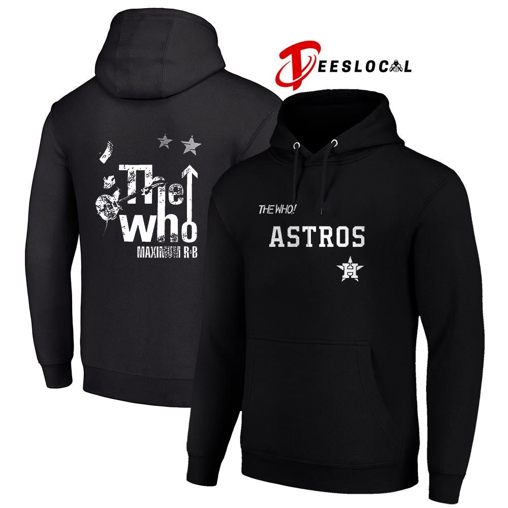 Houston Astros The Who Maximum R B North American Farewell tour graphic shirt
