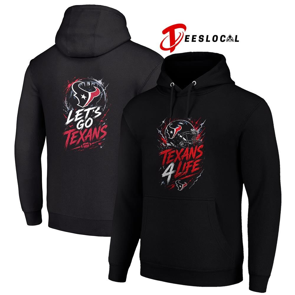 Houston Texans x fan 4 life graphic shirt