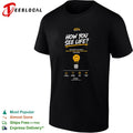 How You See Life H Y S L Be Kind to Your Mind Protect Your Peace Grow Daily shirt
