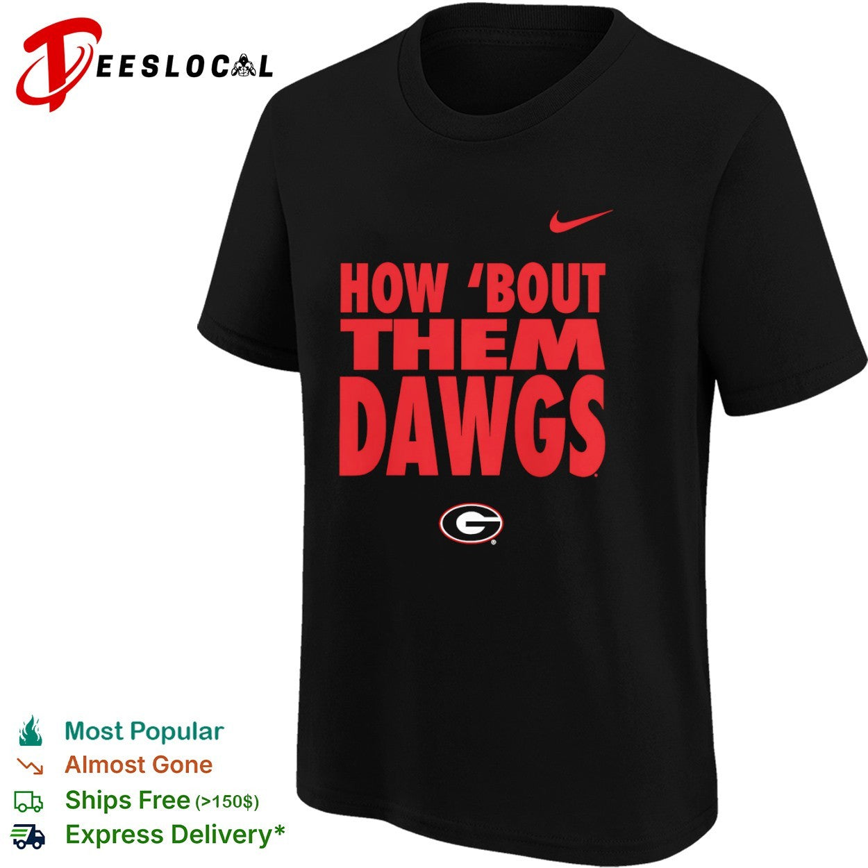 How bout them Dawgs Georgia Bulldogs NCAA football shirt