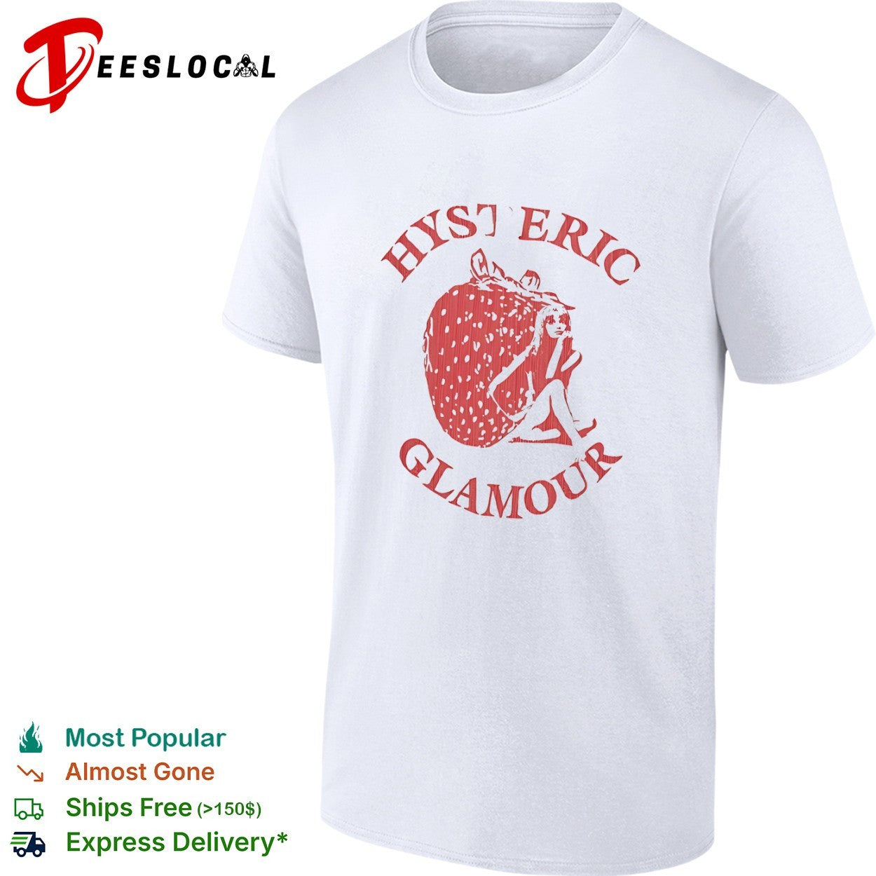 Hysteric Glamour strawberry shirt