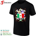 I Love Mexico flag cartoon shirt