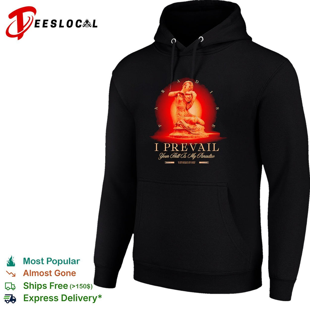 I Prevail Your Hell Is My Paradise cracked stone statue shirt