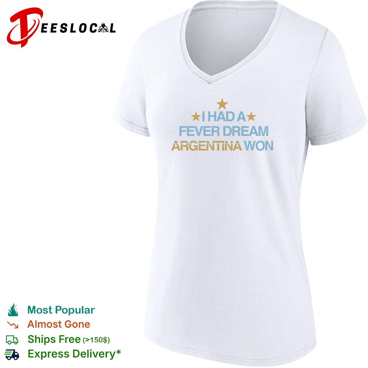 I had a fever dream Argentina won football shirt
