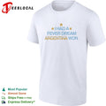 I had a fever dream Argentina won football shirt