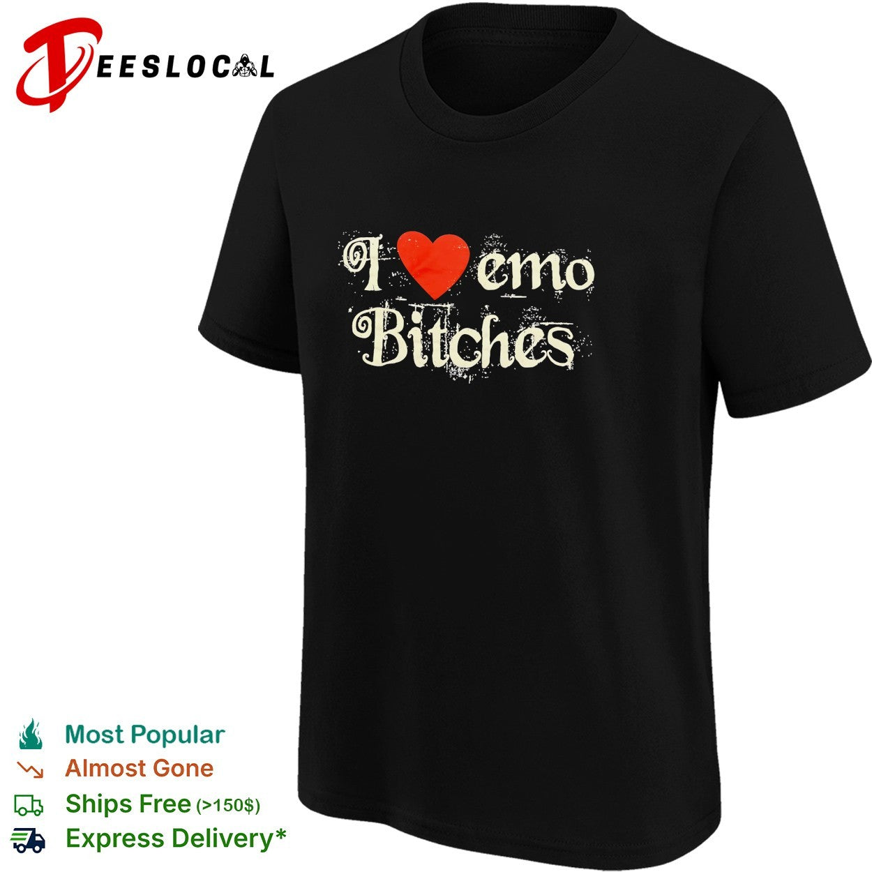 I love emo bitches shirt