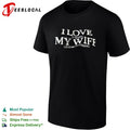 I love it when my wife lets me go fishing funny fishing shirt