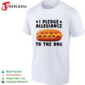 I pledge allegiance to the dog hot dog shirt