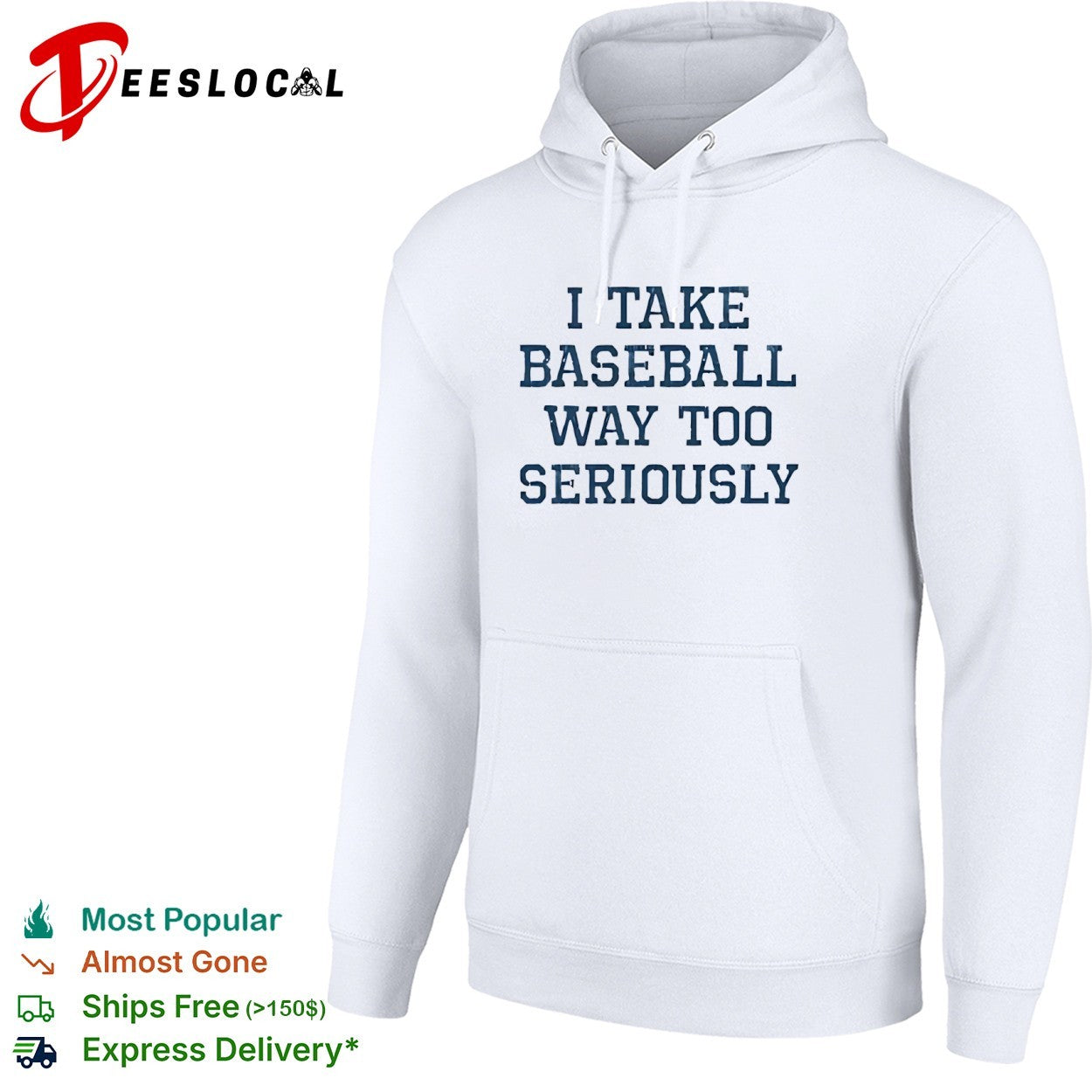 I take baseball way too seriously shirt