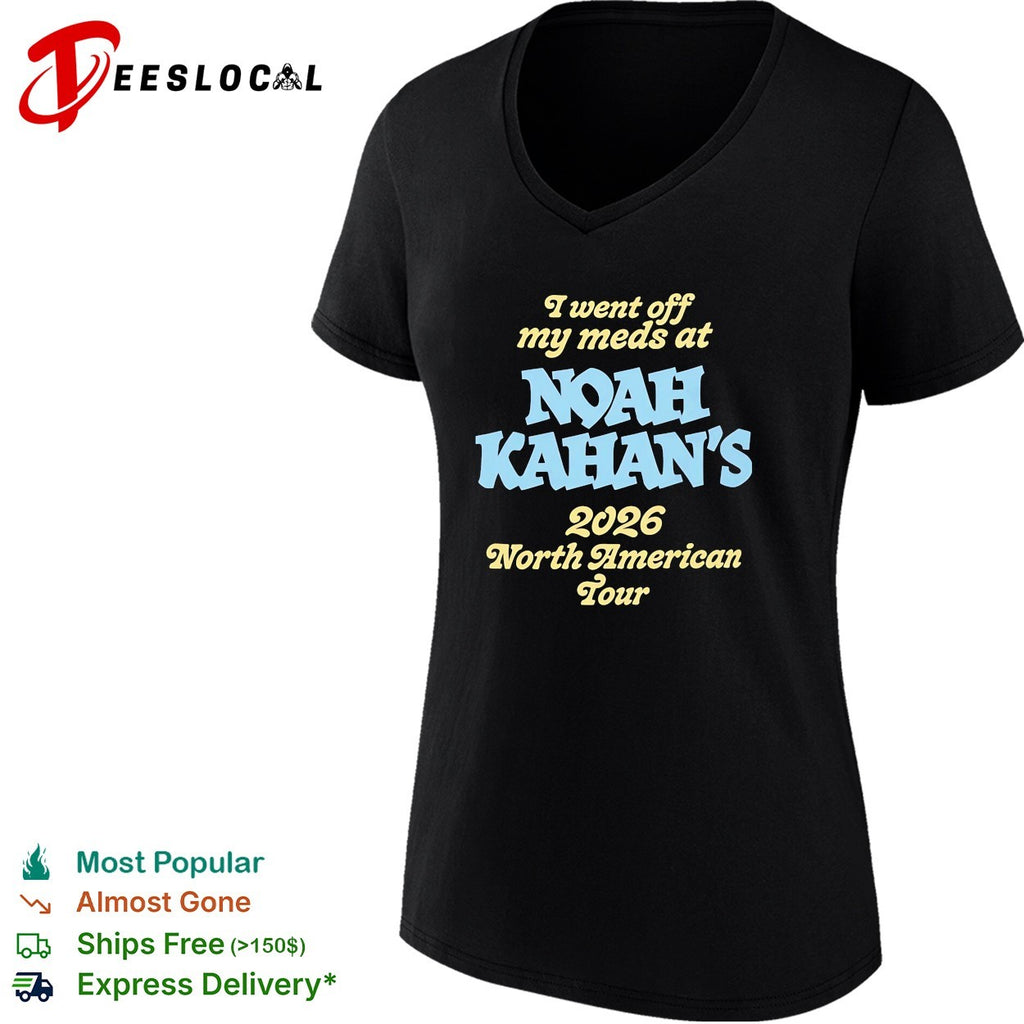I went off my meds at Noah Kahan’s 2026 North America Tour shirt