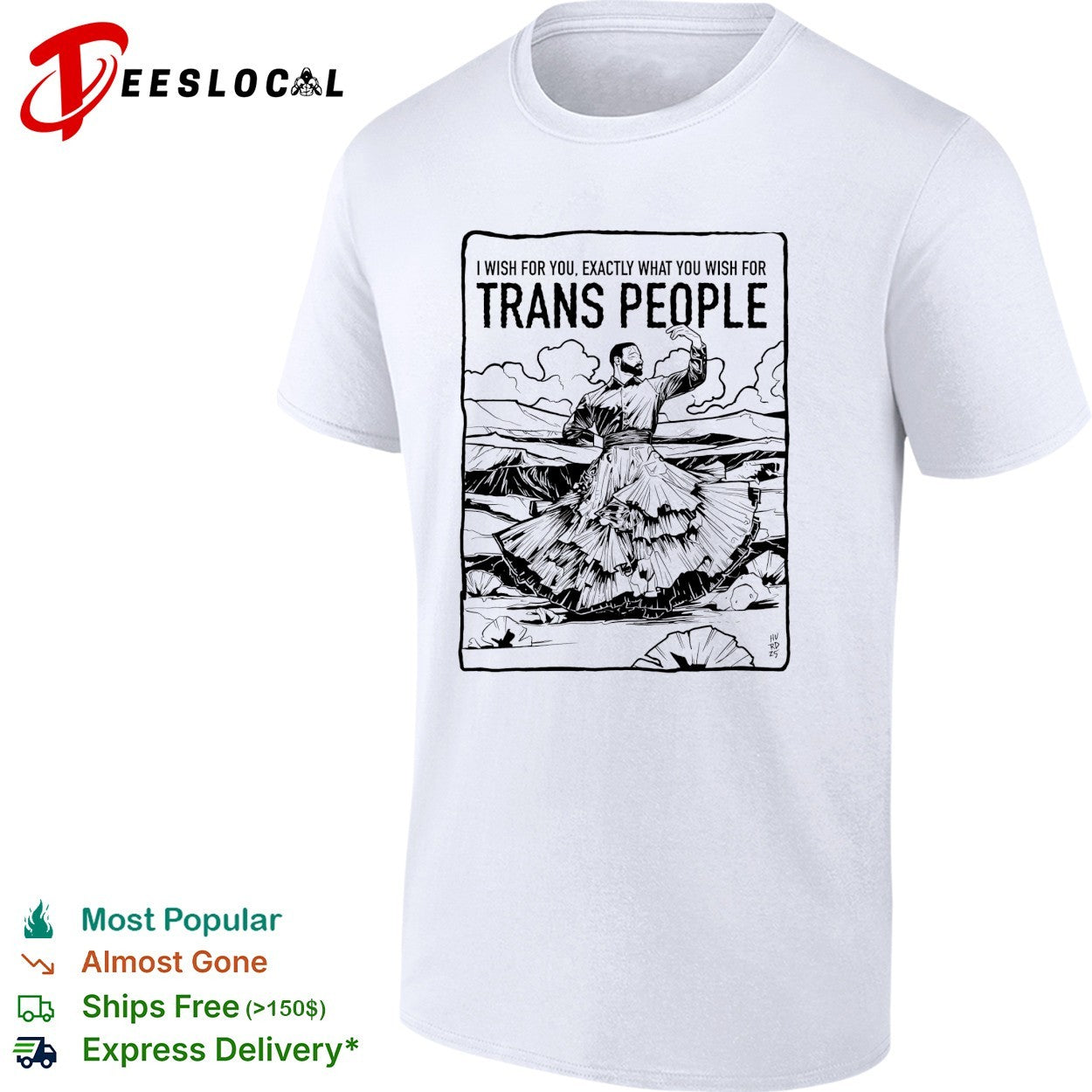 I wish for you exactly what you wish for trans people dancer shirt