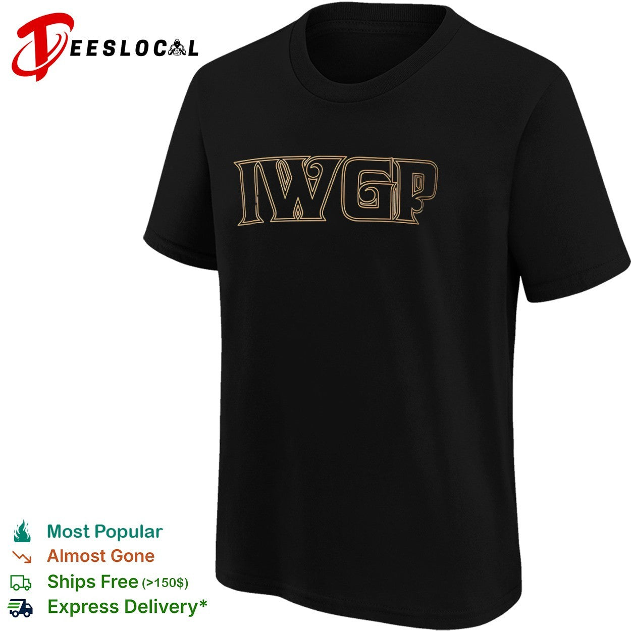 IWGP New Japan Pro Wrestling Logo Shirt