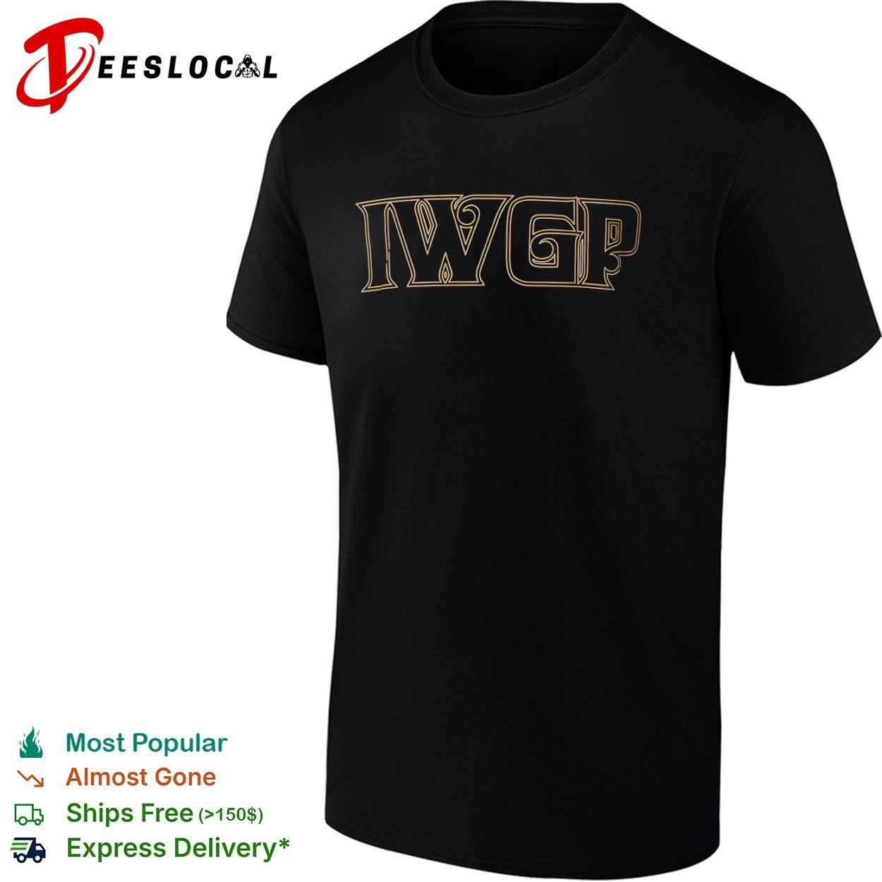IWGP New Japan Pro Wrestling Logo Shirt