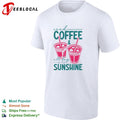 Iced coffee cups all day every day sunshine shirt