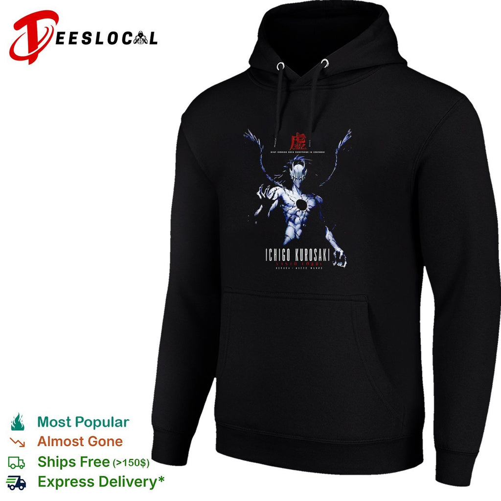 Ichigo Kurosaki Vasto Lorde Bleach manga hollow void shirt