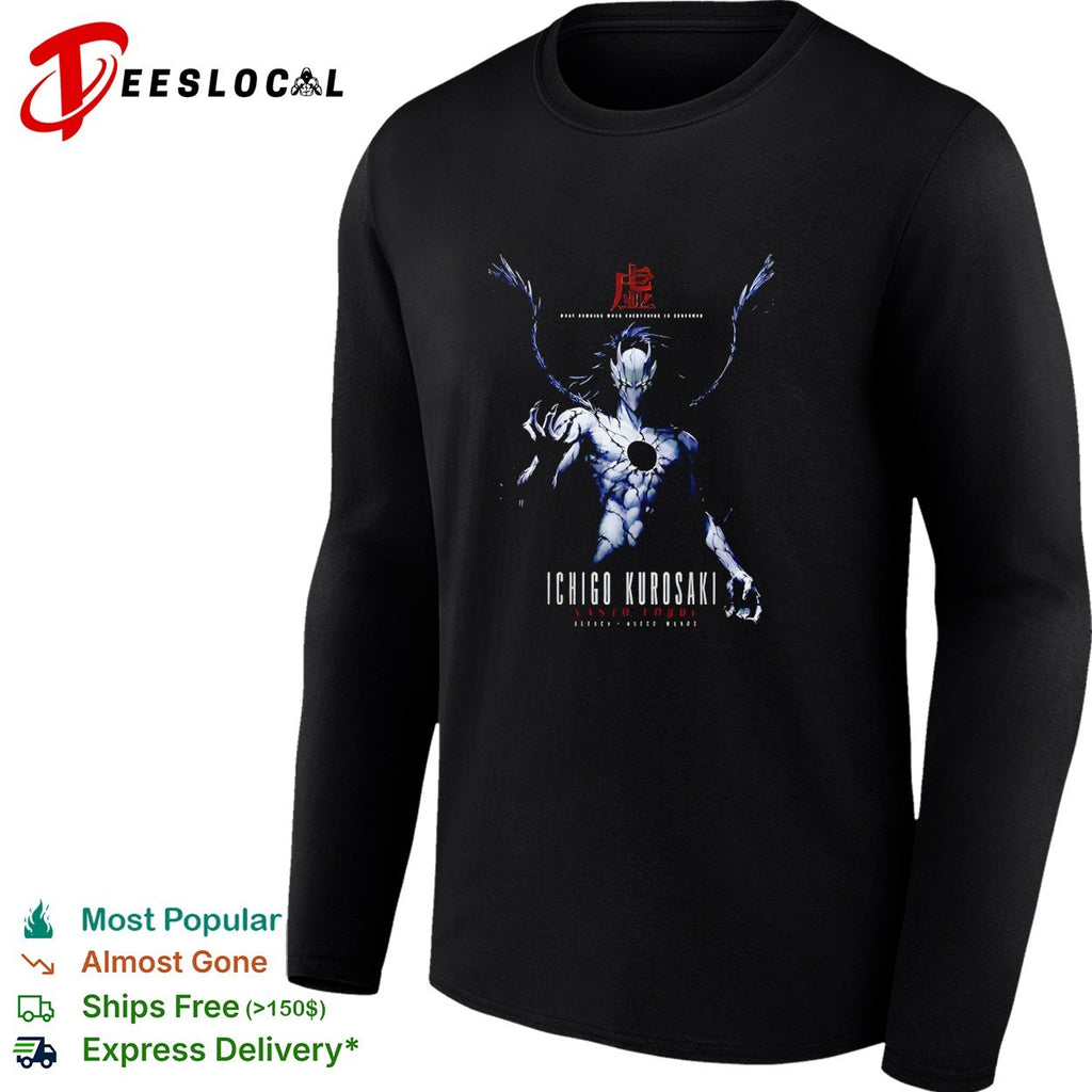 Ichigo Kurosaki Vasto Lorde Bleach manga hollow void shirt