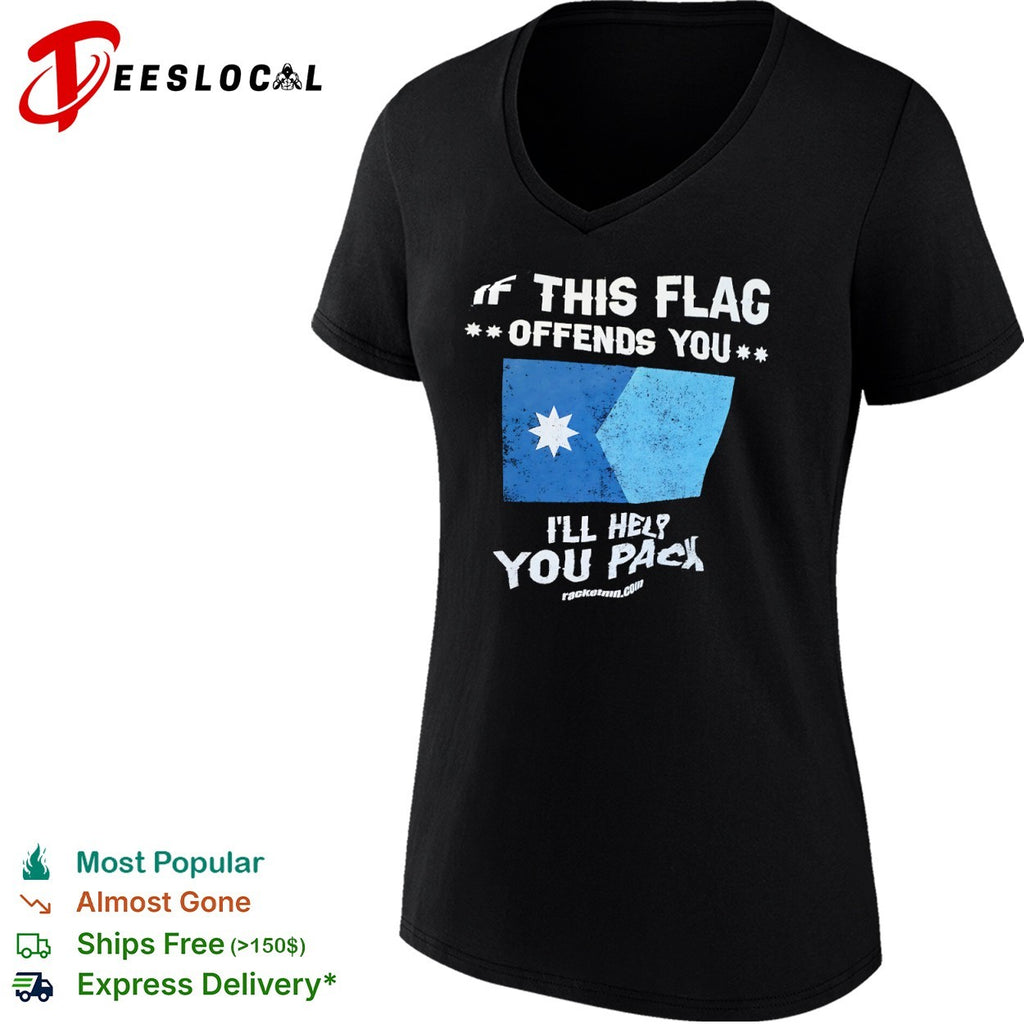 If this flag offends you I will help you pack Minnesota State Flag shirt