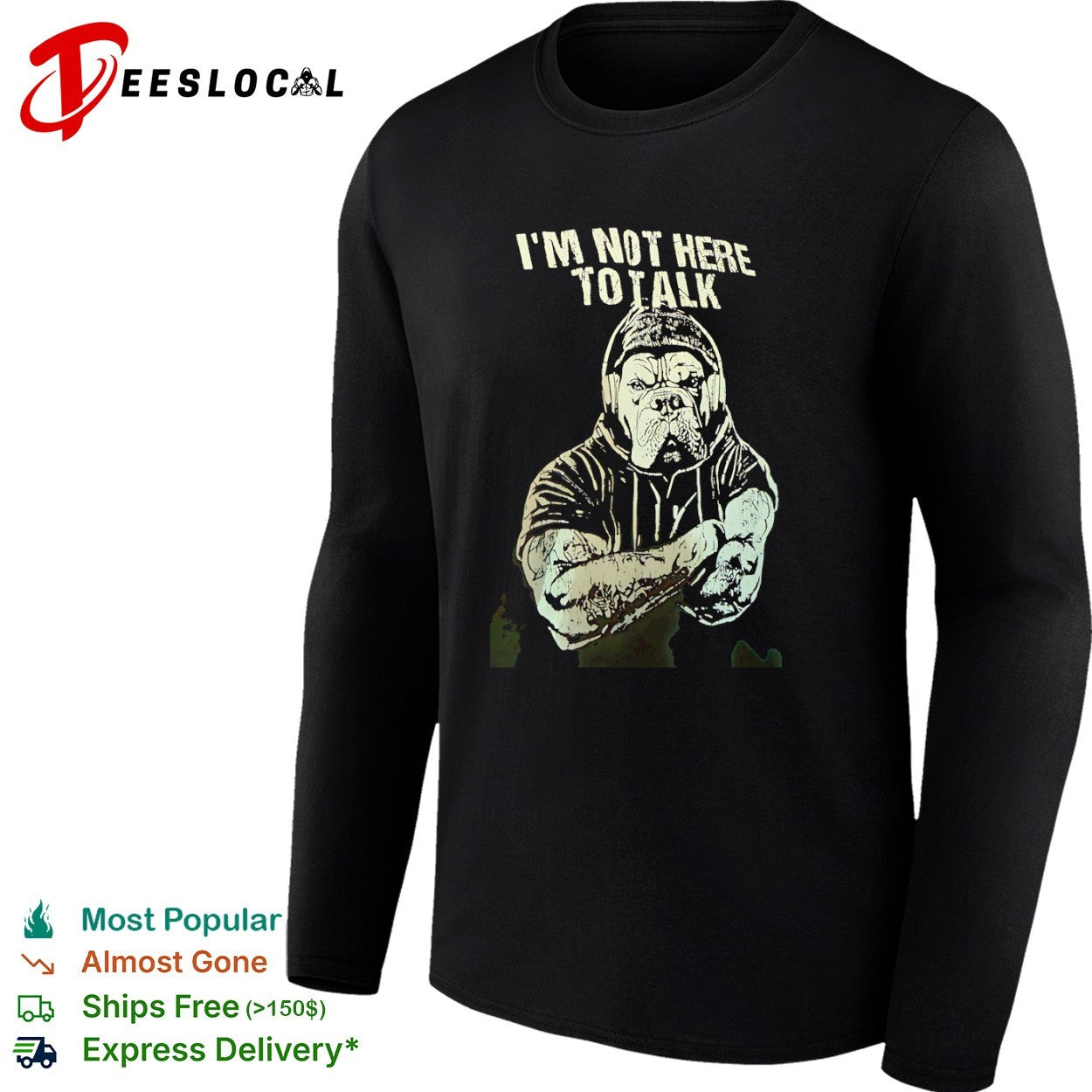 I’m not here to talk bulldog shirt