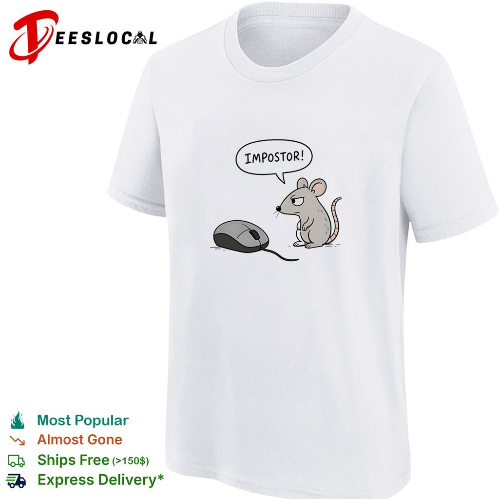 Impostor Mouse funny rat among us rodent shirt