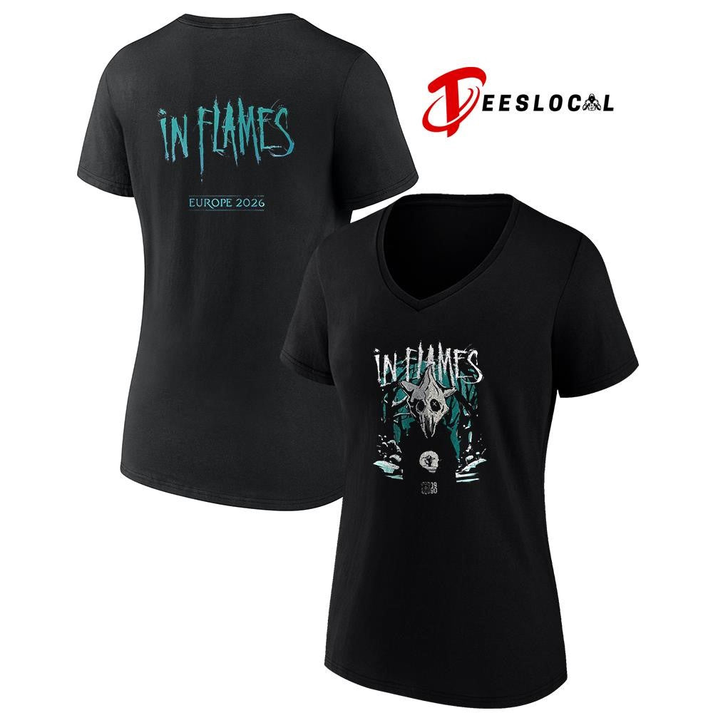 In Flames Europe tour 2026 shirt