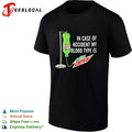 In case of accident my blood type is Mtn Dew IV drip shirt
