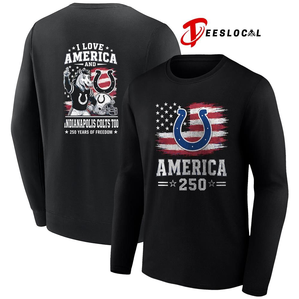 Indianapolis Colts 250 years of freedom mascot shirt