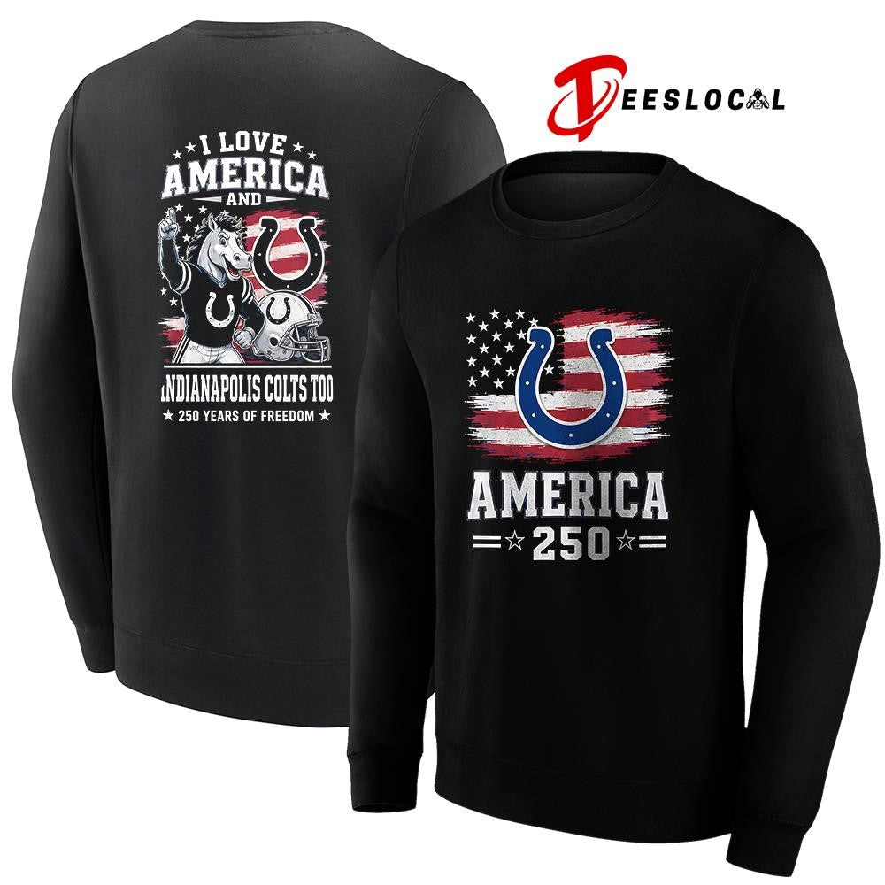 Indianapolis Colts 250 years of freedom mascot shirt