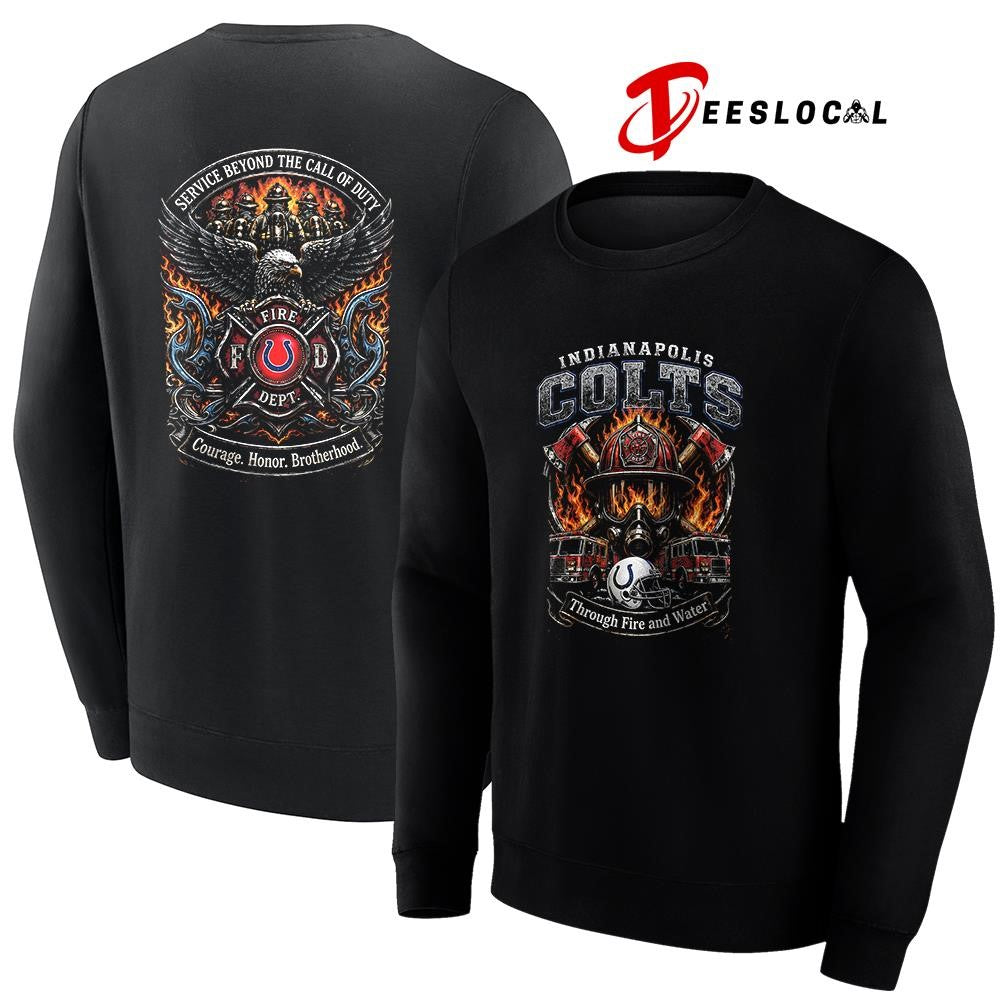 Indianapolis Colts x through fire and water service beyond the call of duty shirt