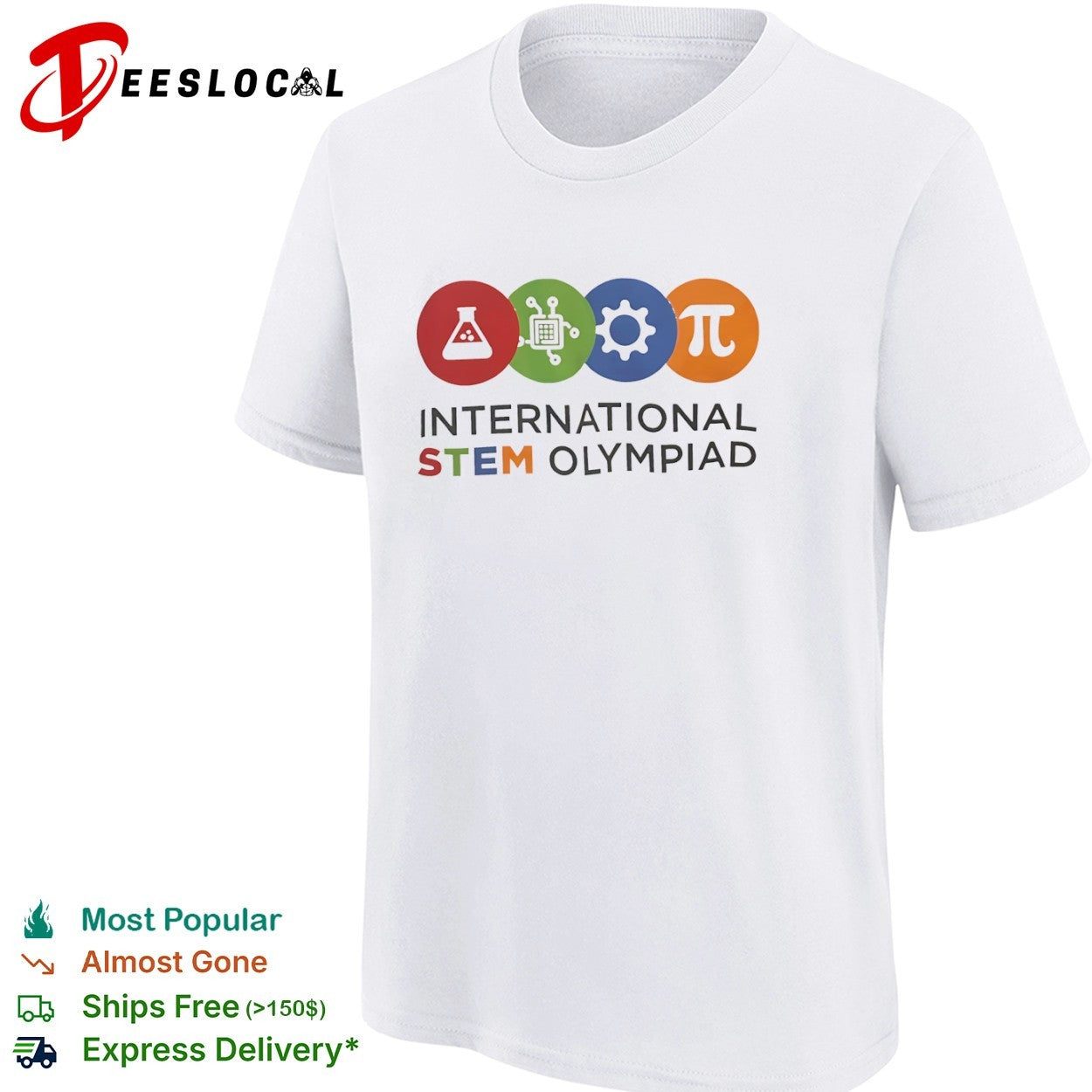 International STEM Olympiad Science Technology shirt