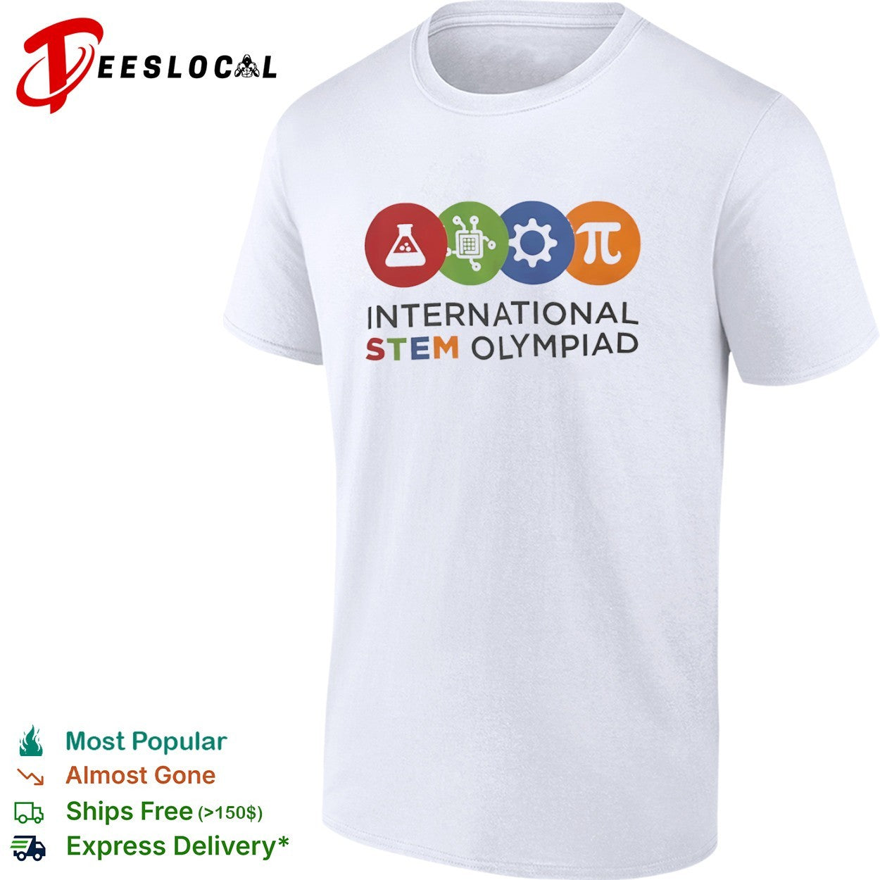 International STEM Olympiad Science Technology shirt