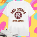 Iowa State Basketball 55 Audi Crooks Name Number Ball Shirts