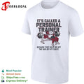 It is called a personal trainer because they help me get the bar off my chest shirt