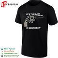 It is the Law in Kennesaw Georgia Revolver Firearm Pro Gun Rights Novelty shirt