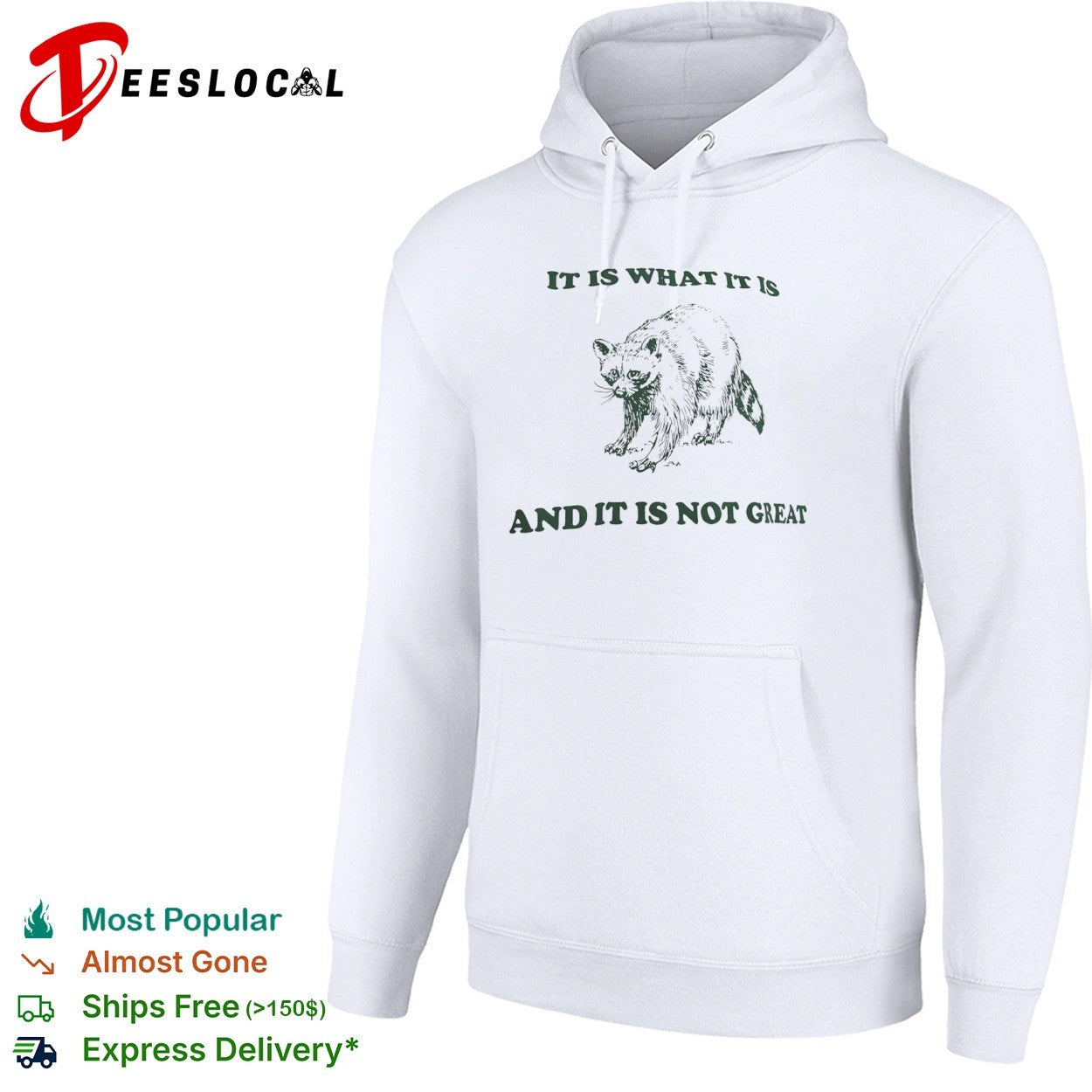 It is what it is and it is not great Raccoon shirt