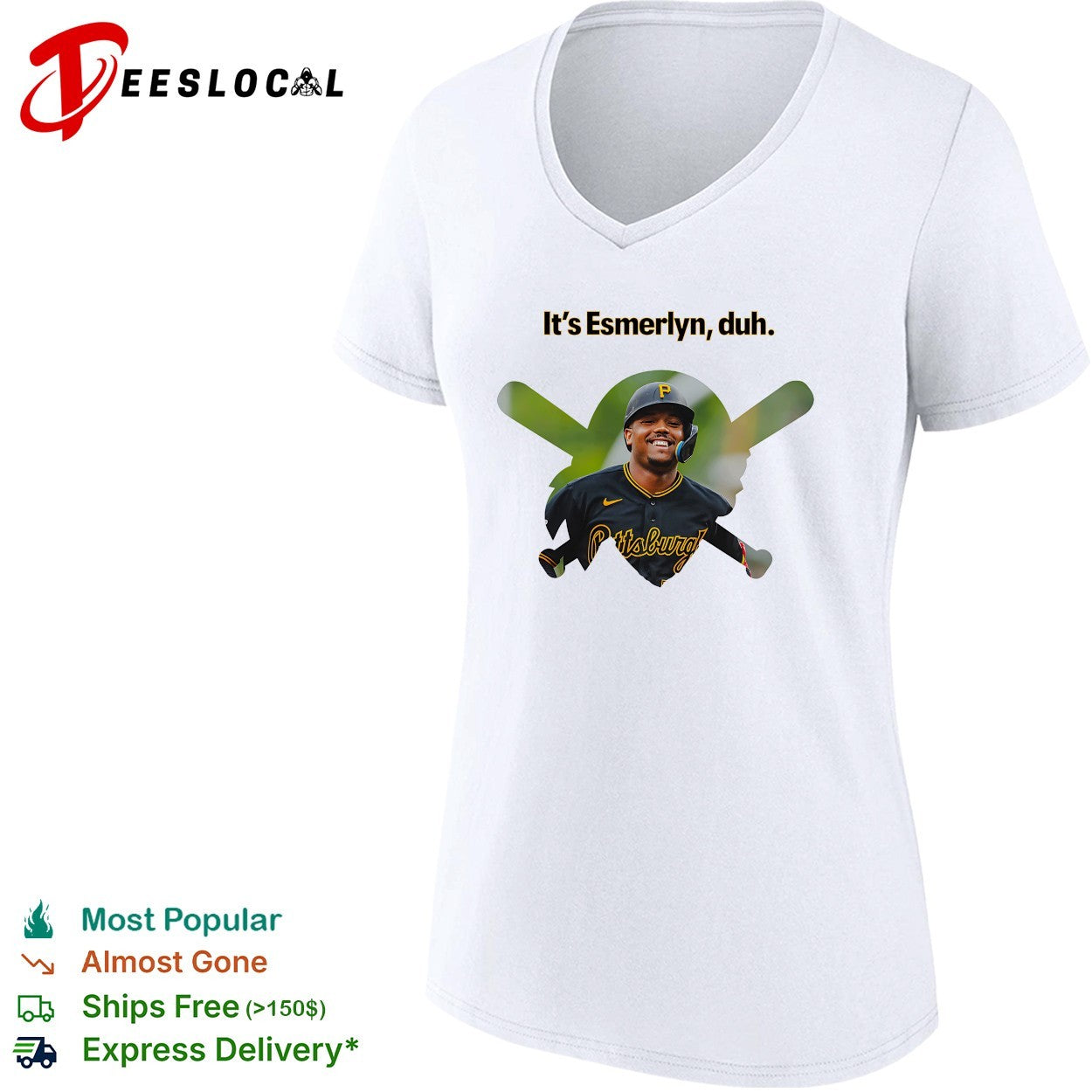 It’s Esmerlyn duh Pittsburgh Pirates player graphic shirt