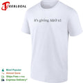 It’s giving A and O x1 shirt